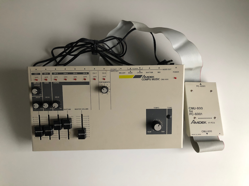 CMU-800(ローランドDG)と、IF-PC6 でき for PC-6001のセット