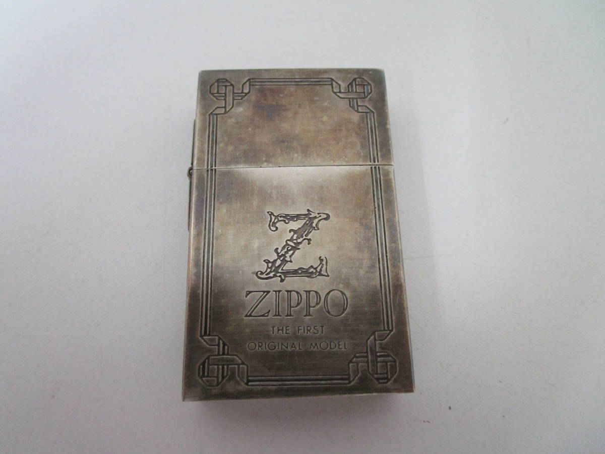 ZIPPO 1932年オリジナルモデルレプリカ 1932レプリカ セカンドリリース ZIPPO 無地 2000年 刻印 中古品