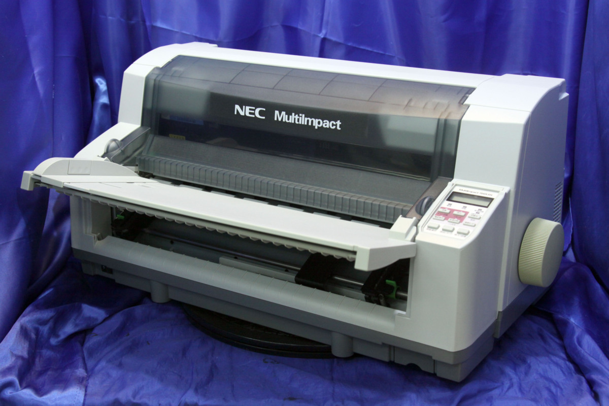 NEC/ドットインパクトプリンター MultiImpact ★700XAN/LAN対応/前後トレイ付き★ 61772S