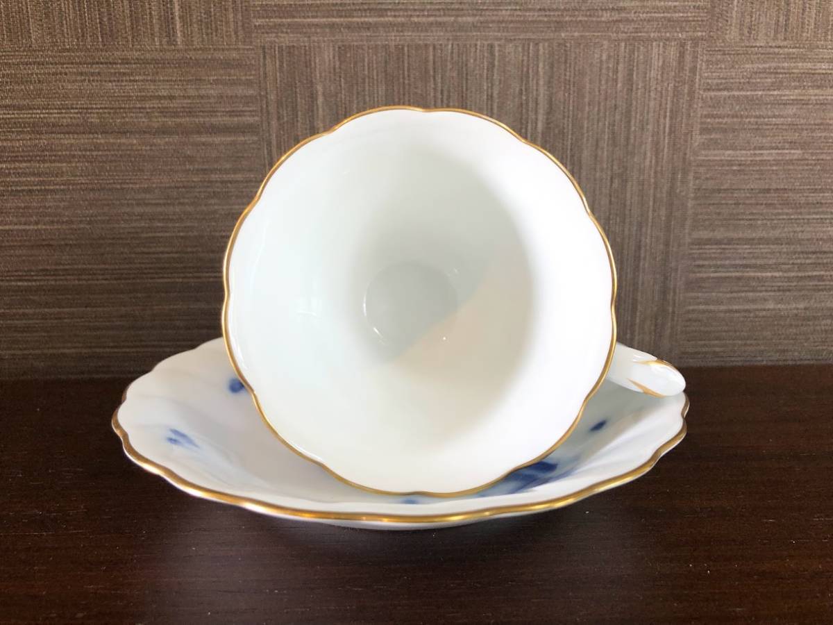 OKURA 大倉陶園 カップ&ソーサー すみれ ブルーバイオレット 洋食器