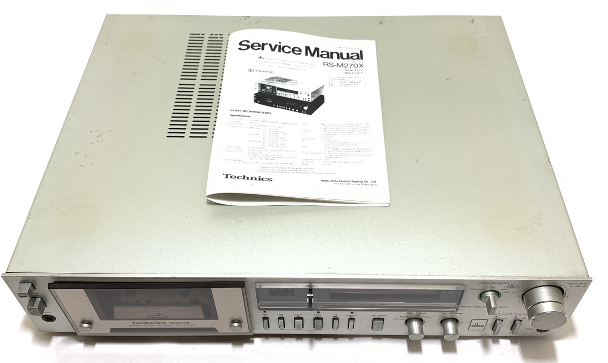 極上美品☆動作品】Technics RS-M270X dbx搭載高音質デッキ テクニクス