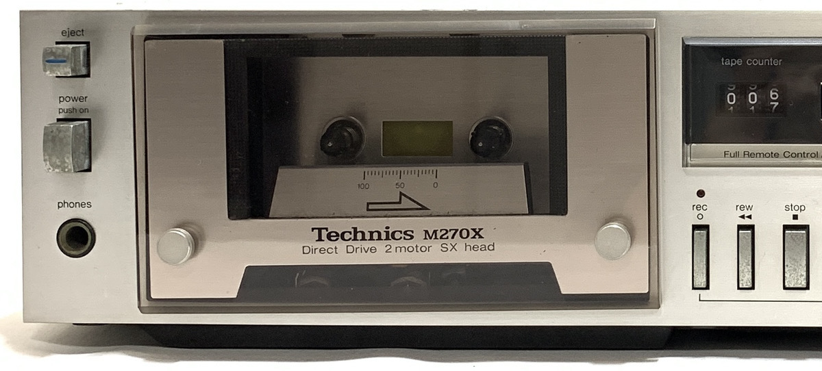 極上美品☆動作品】Technics RS-M270X dbx搭載高音質デッキ テクニクス