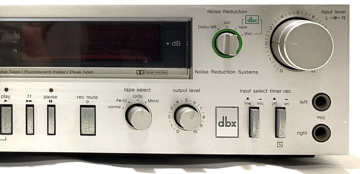 極上美品☆動作品】Technics RS-M270X dbx搭載高音質デッキ テクニクス