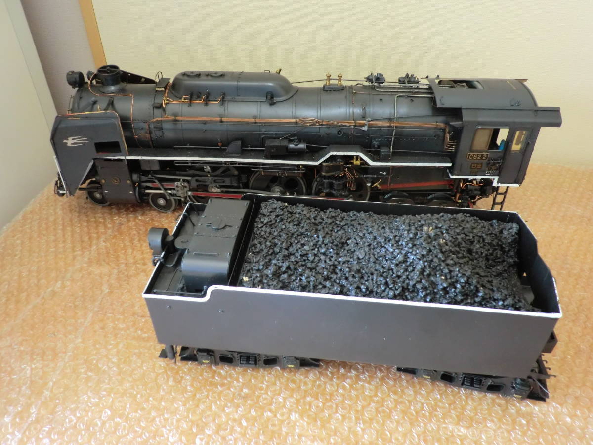 蒸気機関車 C622 ジャンク品 日立 蒸気機関車 炭水車 C622 長さ約55㎝／35㎝ 現状品 部品取り