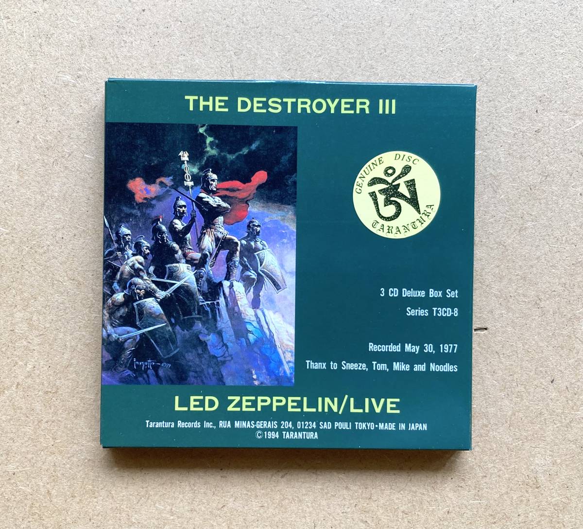 新作登場，お得 レッド ツェッペリン Led Zeppelin / The Destroyer III Tarantura T3CD-8 3CD 1994 JPN NM(Led Zeppelin)｜売買されたオークション情報、yahooの商品情報をアーカイブ公開 - オークファン Led Zeppelin