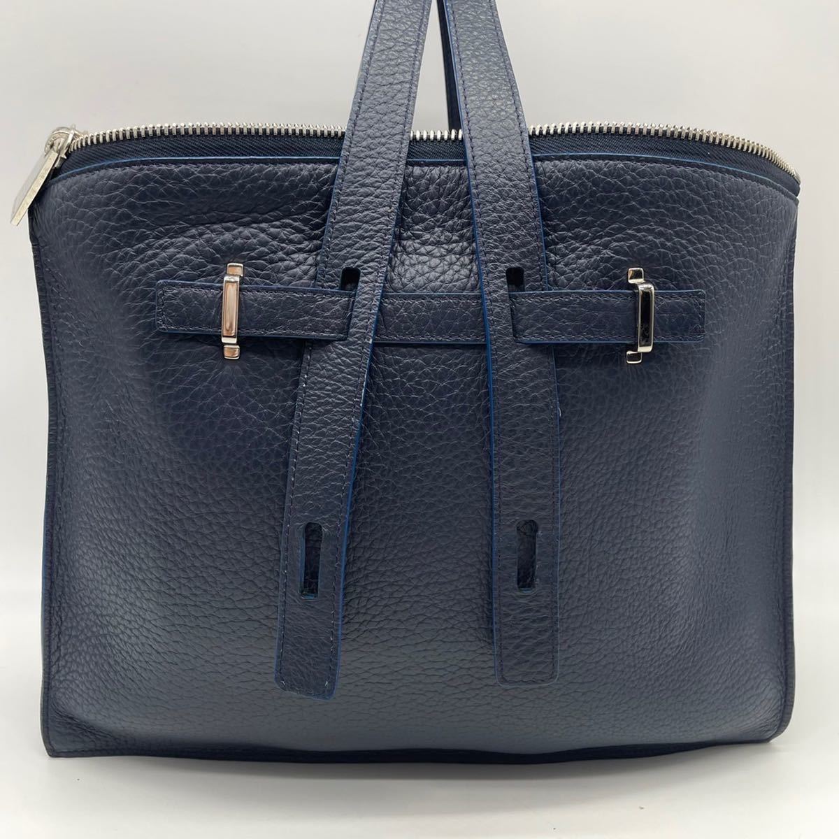 1円《美品》FURLA フルラ メンズ GIOVE ジェーヴェ トートバッグ 