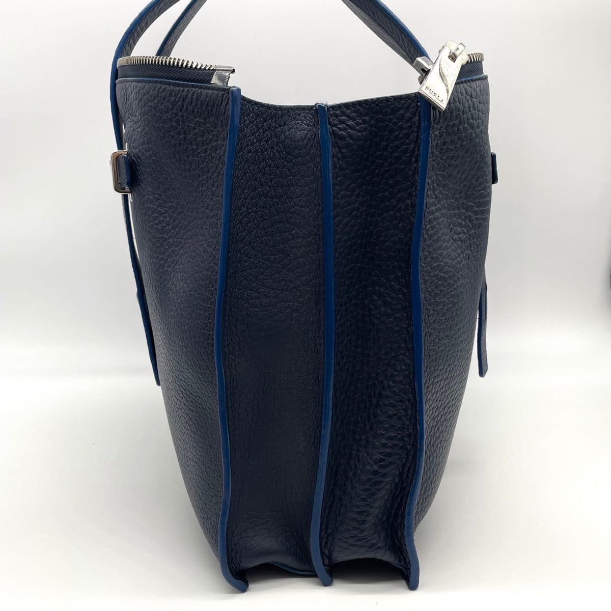 1円《美品》FURLA フルラ メンズ GIOVE ジェーヴェ トートバッグ 