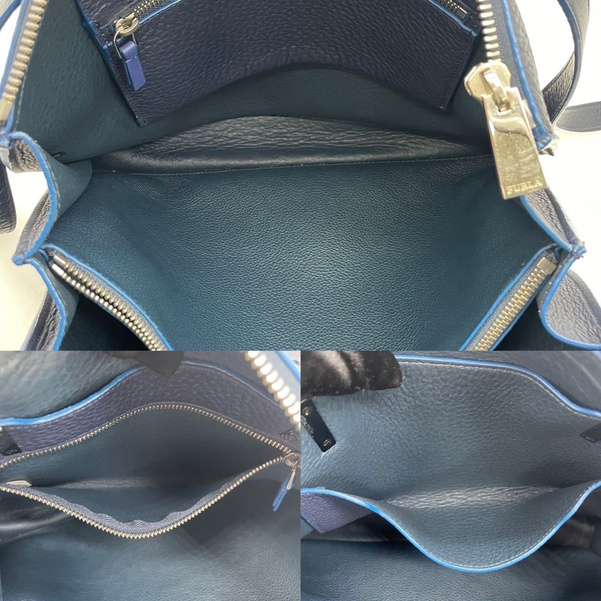 1円《美品》FURLA フルラ メンズ GIOVE ジェーヴェ トートバッグ 