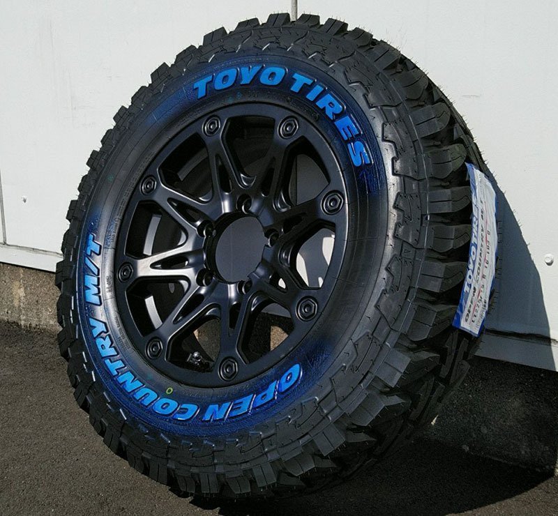  リフトアップ ジムニー JB23 JB64 タイヤホイール 16インチ BDX08 トーヨー オープンカントリー MT 225/75R16 ホワイトレター(ラジアルタイヤ)｜売買されたオークション情報、yahooの商品情報をアー 5穴