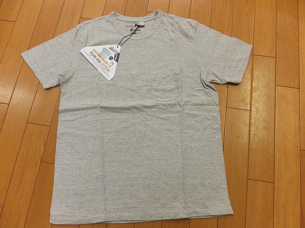 RR131 BARNSバーンズ 新作究極！灰落ち綿吊り編みポケTシャツL