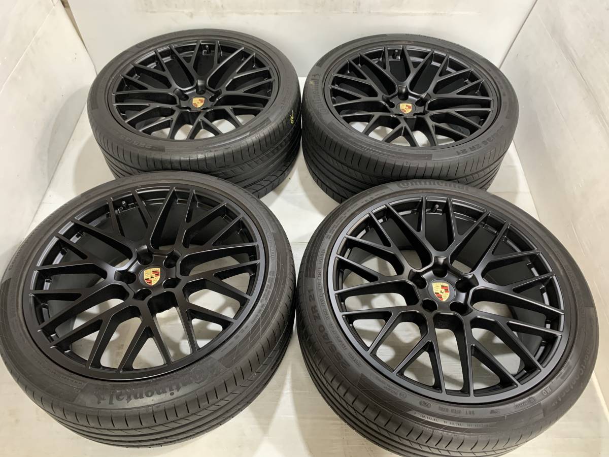 ポルシェマカン RS Spider 純正 95B 21インチ コンチネンタル ☆ポルシェ☆マカン ☆ RS Spider 純正オプション 95B 21インチ4本