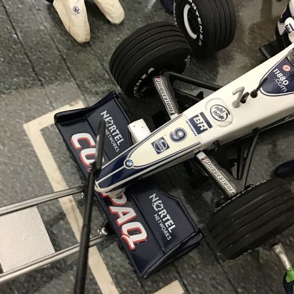 1円～ ミニチャンプス 1/43 ピットストップ ジオラマ ウィリアムズ F1 