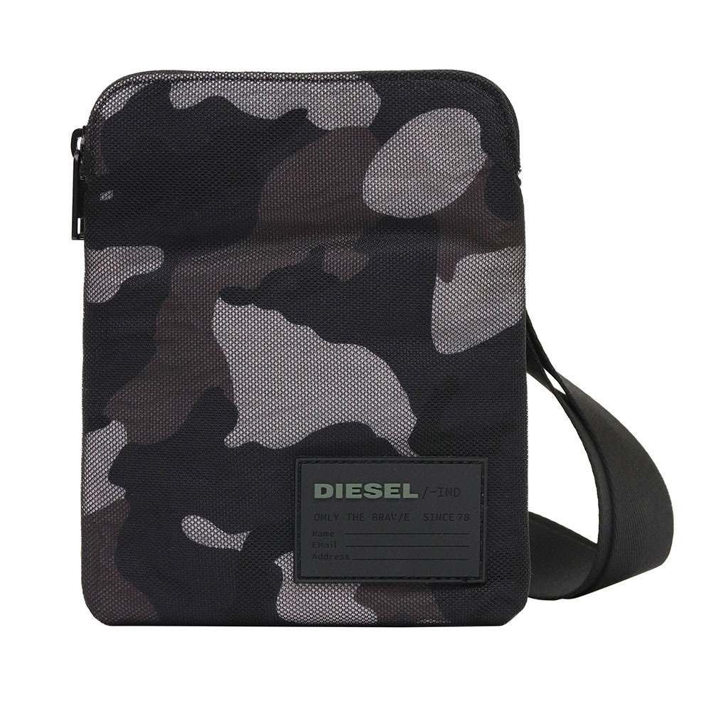 ディーゼル DIESEL ショルダーバッグ クロスボディバッグ スモール F-DISCOVER SMALL Jet Black/Gray Flannel X06343 P2289 H8187 ディーゼル DIESEL ショルダーバッグ - の 斜め掛け