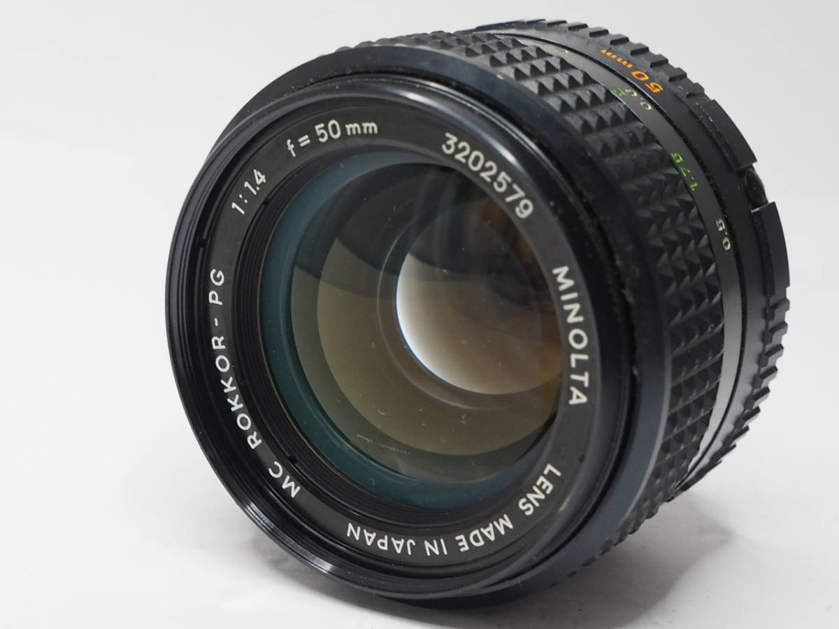 ★実用美品★ MINOLTA ミノルタ MC ROKKOR-PG 50mm F1.4 @0362
