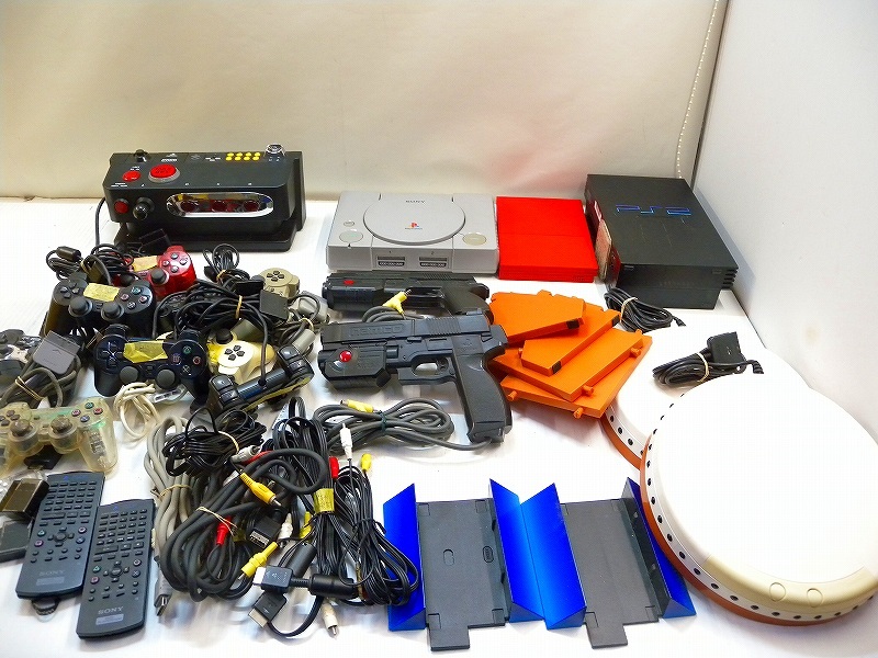【定番，限定セール】 C9570 PS/PS2本体 パーツ コントローラー ケーブルなど 大量まとめ売り 状態未チェック 現状渡し ジャンク(本体)｜売買されたオークション情報、yahooの商品情報をアーカイブ公開 - オークファ 本体、アクセサリー