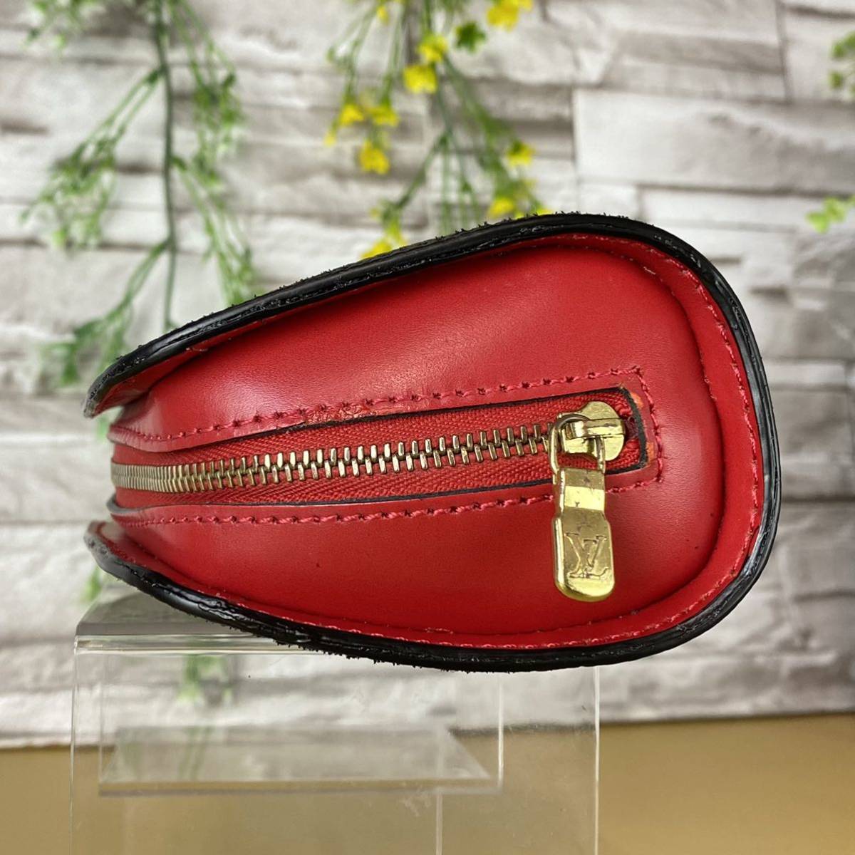 1円 美品 ヴィトン エピ アクセサリー ポーチ 化粧 M52942 黒 Louis