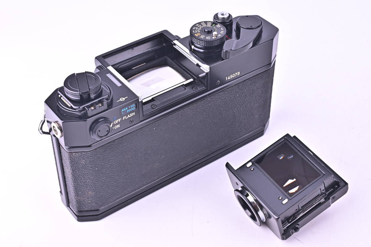 a323 Canon キヤノン 旧 F-1 前期 アイレベル New FD 50mm f/1.4 一眼レフ