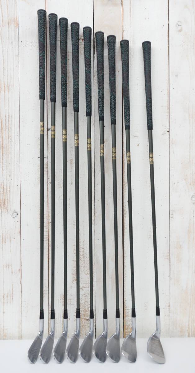 GOLF CLUB ゴルフクラブ ＊メーカー不明　アイアンセット ＊3/4/5/6/7/8/9/10 SW ＊OLYMPIC 　SUPER BORON SHAFT ＊GOLF PRIDE GRIP 