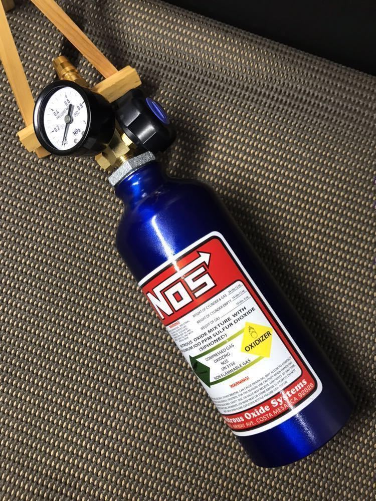 Nos ニトロ カラー 青 タンクボトル型 3トン アルミ ジャッキ 軽量 スタンド ウマ 1基 １本 スナップオン 非売 カスタム ワイルドスピード 期間限定お試し価格