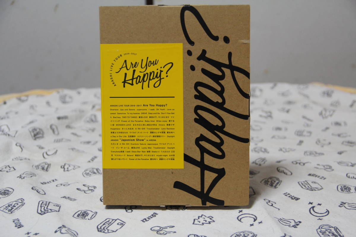  嵐 ARASHI LIVE TOUR 2016 ２０１７ Are You Happy + &rsquo;Japonism Show&rsquo; in ARINA ：(ジャパニーズポップス)｜売買されたオークション情報、yahooの商品情報をアーカイブ公開 - オークファン ジャパニーズポップス