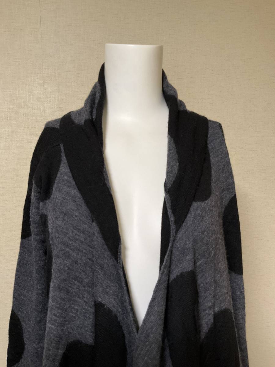 美品⁂センソユニコ⁂メフウ⁂ロングニットチュニック　凸凹生地　ストライプ　M Sensounico – 芽風 mefu by manipuri STORE ONLINE | M2 ウールシルク