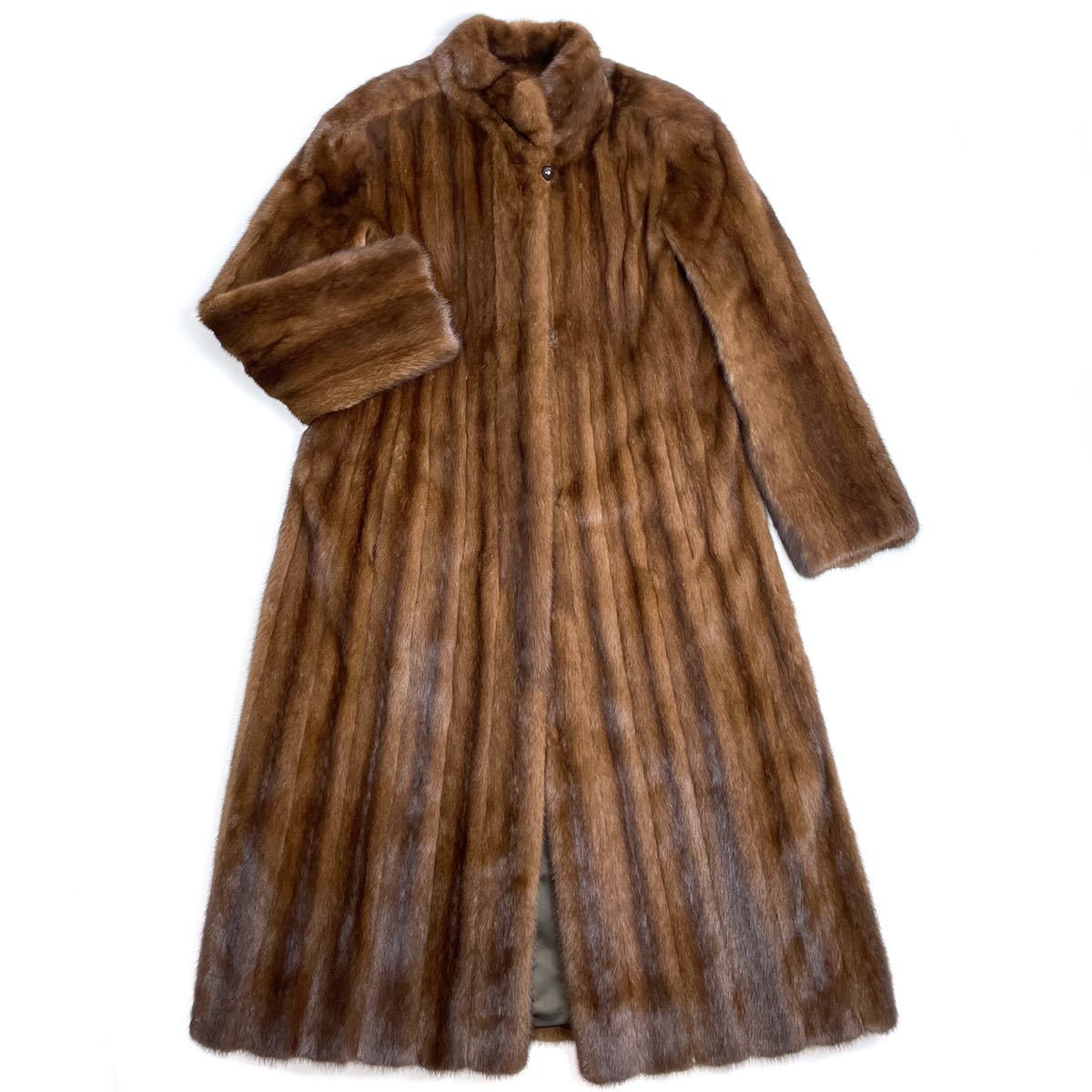 極美品◇MINK ブラウンミンク◇毛並み・良質ミンク♪ リアルファー 本 