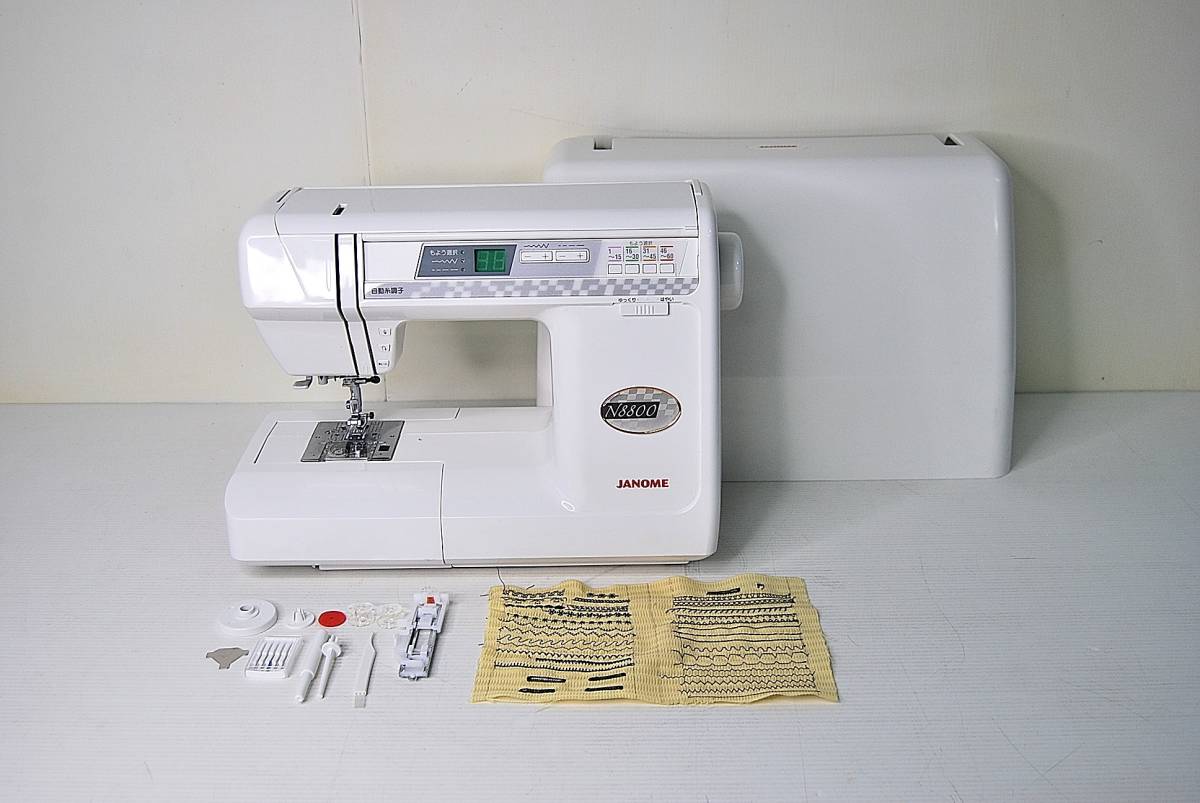 JANOME ジャノメ コンピュータミシン N8800 843型 ケース付