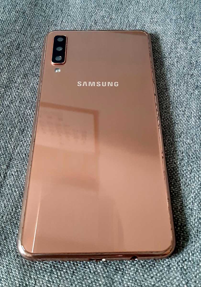スマホ SAMSUNG Galaxy A7 ゴールデン 楽天モバイル版 SIMフリー 