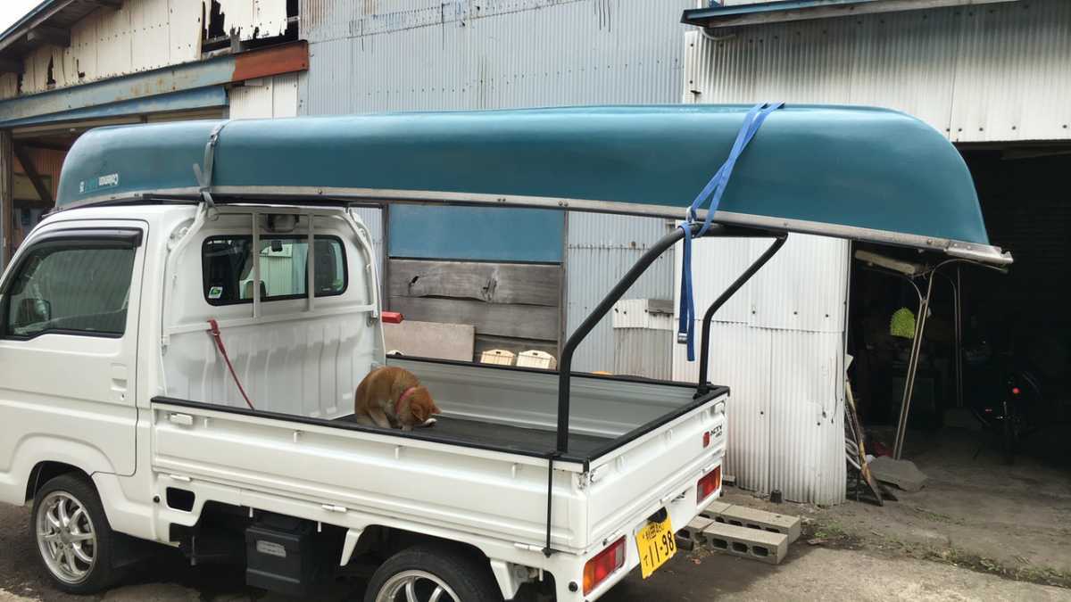 軽トラック荷台キャリアtype(2)鳥居穴加工無しボルト止め 軽トラック 