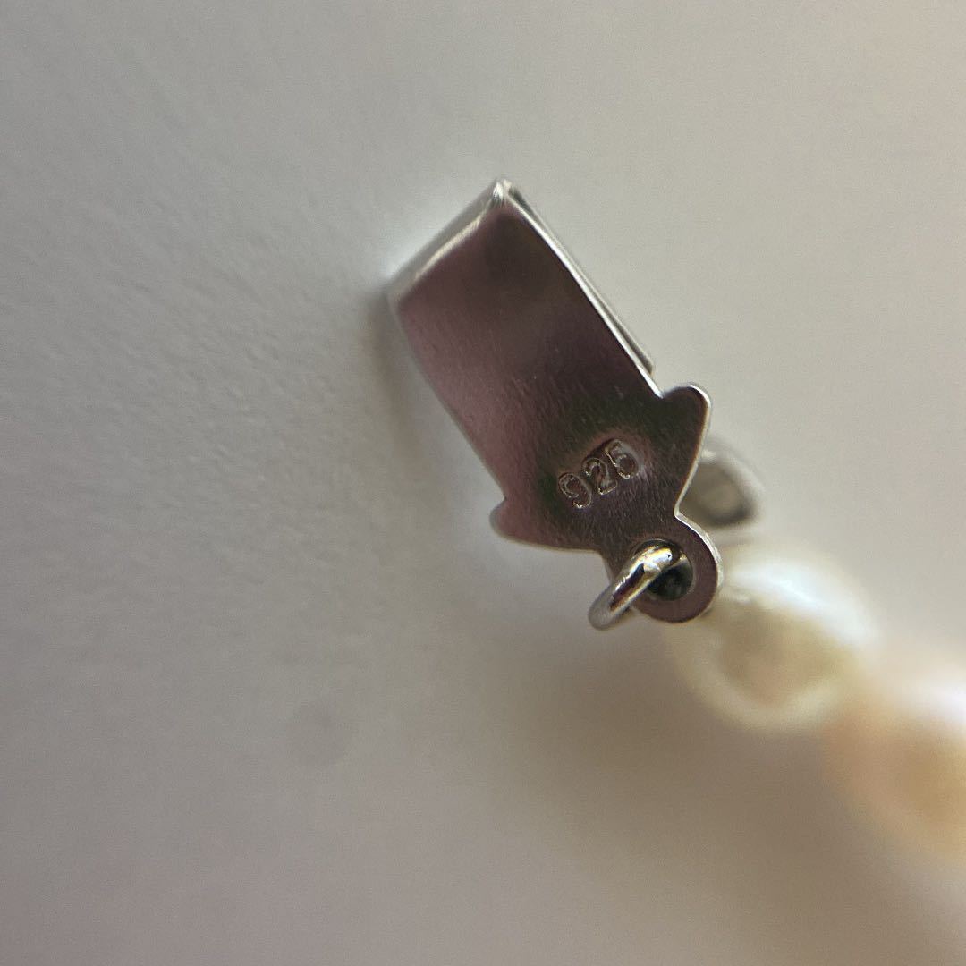 SILVER パールネックレス 本真珠③ ネックレス 本真珠 3連 6-7mm 極 3種類