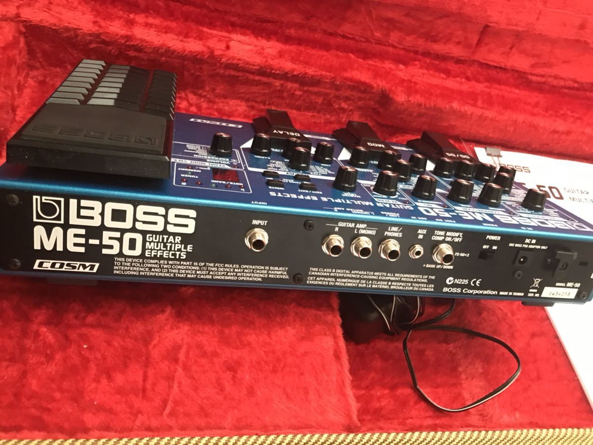 ME-50 BOSS 完動品 ギター用マルチエフェクター アダプター付属 マルチ