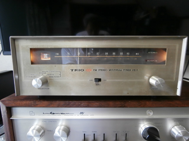 TRIO トリオ 公式通販 ☆ AM-FM TUNER KT-1000 室内アンテナ 動作品