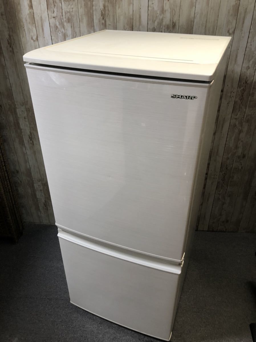 SHARP 冷蔵庫 冷凍庫 2ドア SJ-C14E-W 137L 白 Amazon.co.jp: シャープ