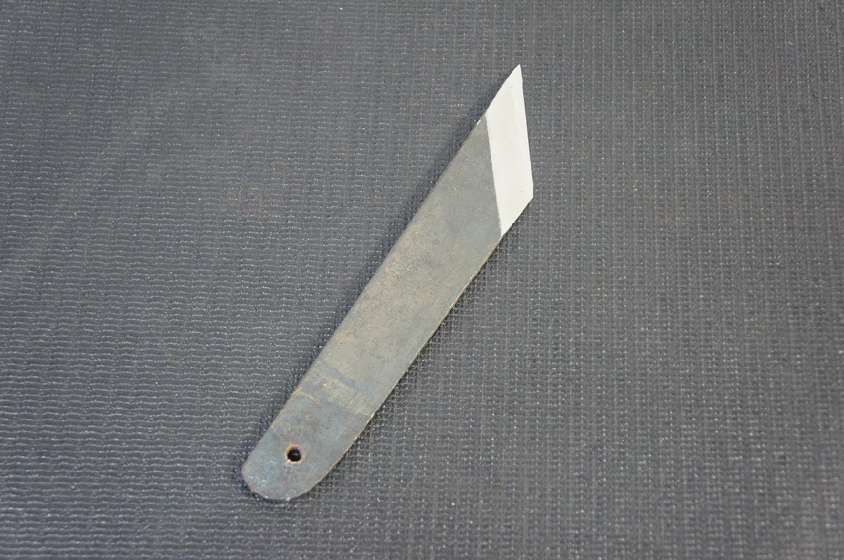 [MF][Sh307560]【未使用】鰻裂き包丁 名匠 堺一文字 吉光 全長約190ｍｍ 刃渡り約55ｍｍ 刃厚約5ｍｍ 関西型 ウナギ包丁 鰻包丁