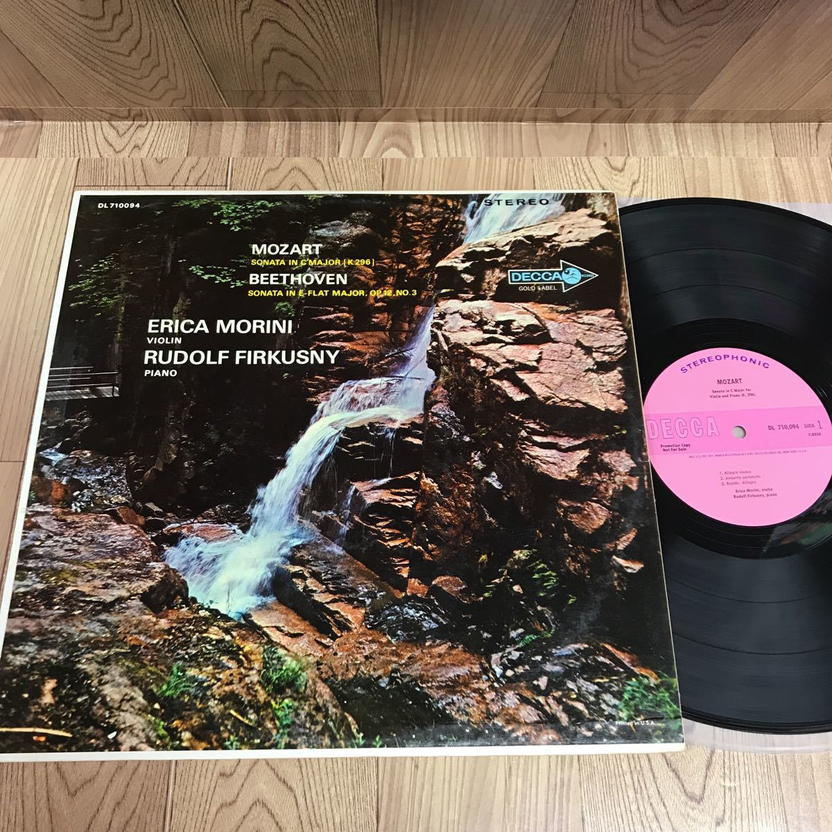 激安大特価，大人気 輸入盤 米 LP エリカ モリーニ//モーツァルト/ベートーヴェン:ヴァイオリン ソナタ(室内楽)｜売買されたオークション情報、yahooの商品情報をアーカイブ公開 - オークファン 室内楽