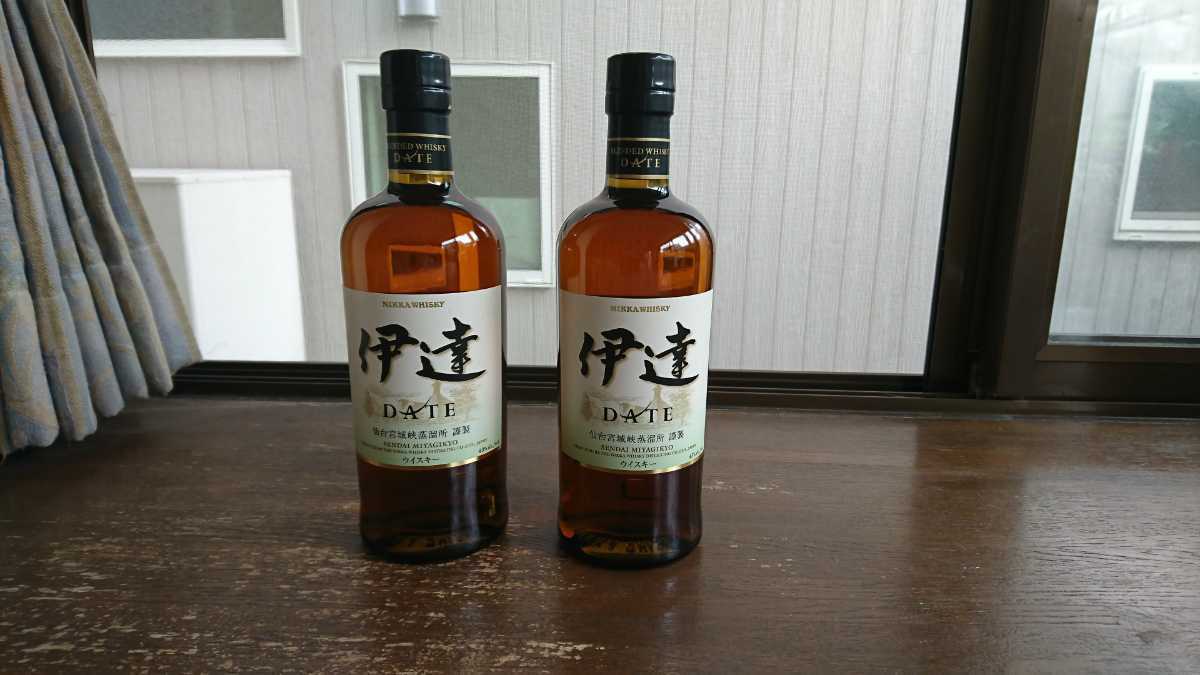 伊達 ニッカウヰスキー 宮城限定 2本 新品 2本セット ニッカウイスキー 