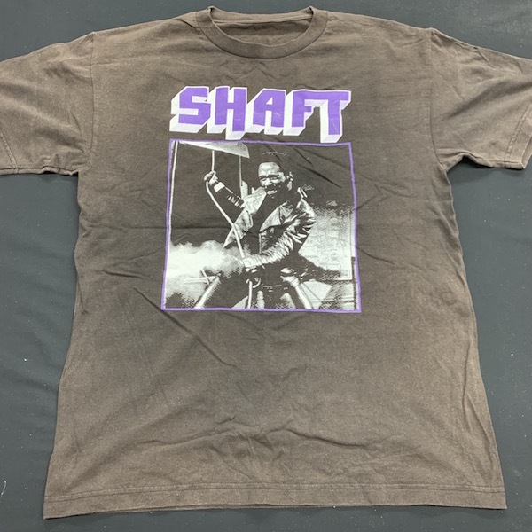 限定セール，低価 SHAFT Tシャツ ヴィンテージ シャフト ブラックムービー 黒いジャガー アイザックヘイズ レアグルーヴ フォトT 映画T ムービーT(Tシャツ)｜売買されたオークション情報、yahooの商品情報をアー Tシャツ