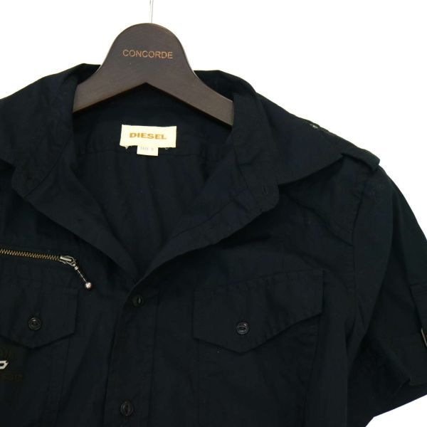 DIESEL ディーゼル - 新品 未使用 春夏 クレイジーパターン ディーゼル（テイスト（ファッション）ミリタリー）の通販 メンズ ミリタリー S-BRACK-DMBN 半袖 半袖シャツ｜マルチカラー｜メンズ｜DIESEL シャツの通販 半袖シャツ クルー