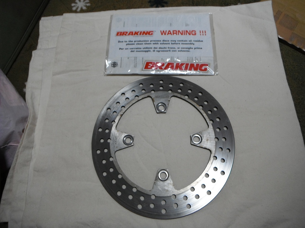 BRAKING ブレーキング ディスクローター リア メッキ breaking 160