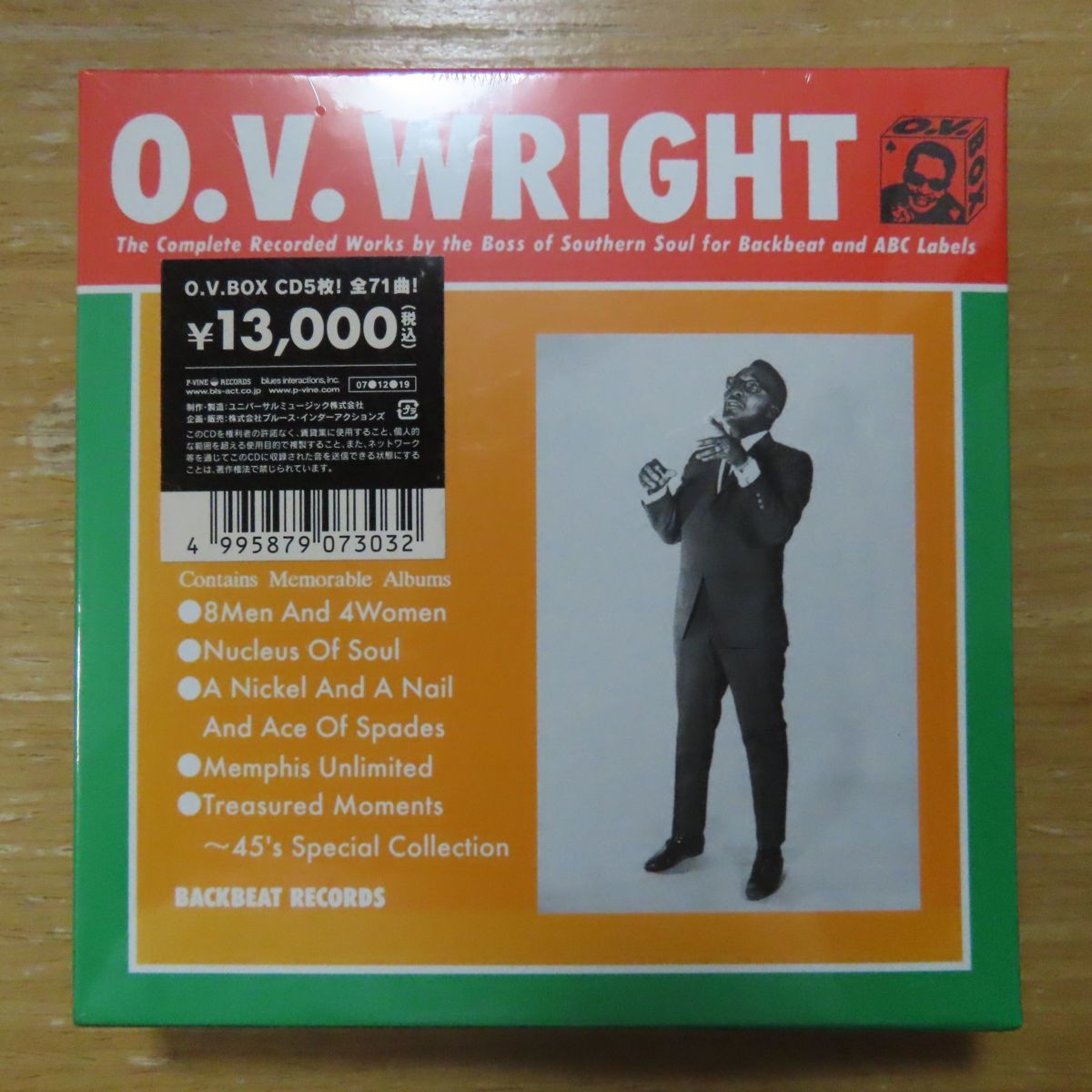 品質保証，大得価 34062301; /5CDBOX O.V.ライト / O.V.ボックス 紙ジャケット仕様(R&B、ソウル)｜売買されたオークション情報、yahooの商品情報をアーカイブ公開 - オークファン Ru0026B、ソウル