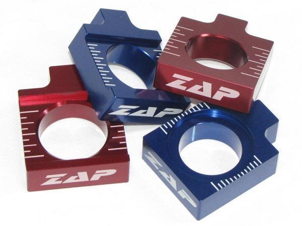 ZAPTECHNIXリアアクスルブロックKAWASAKI KX250F/KX450F/KX125/KX250レッド