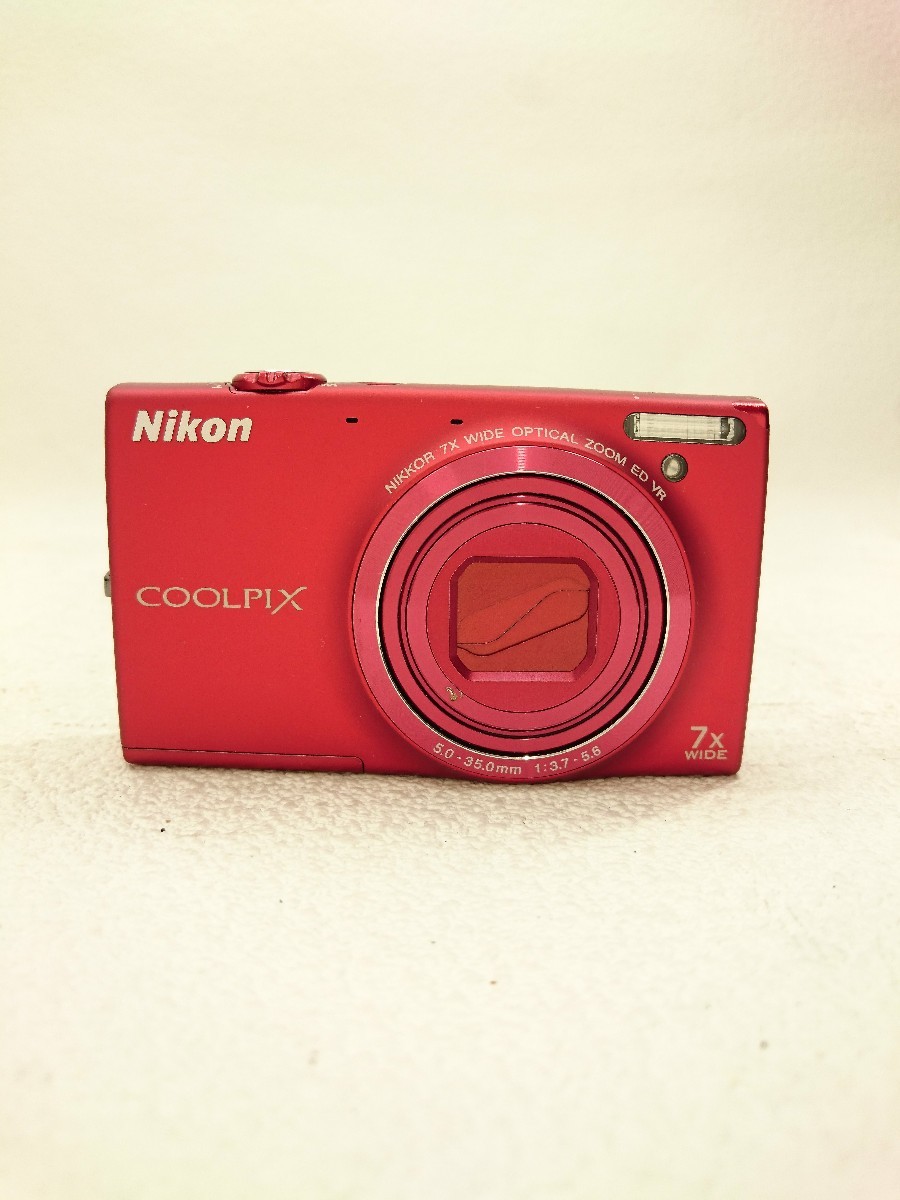 Nikon◇デジタルカメラ COOLPIX S6100 [スーパーレッド] S6100 COOLPIX