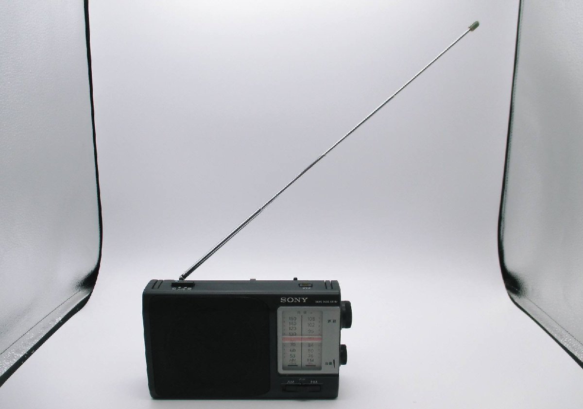 SONY ソニー ICF-801 FM・AM 2バンド ポータブルラジオ☆名機 簡易動作