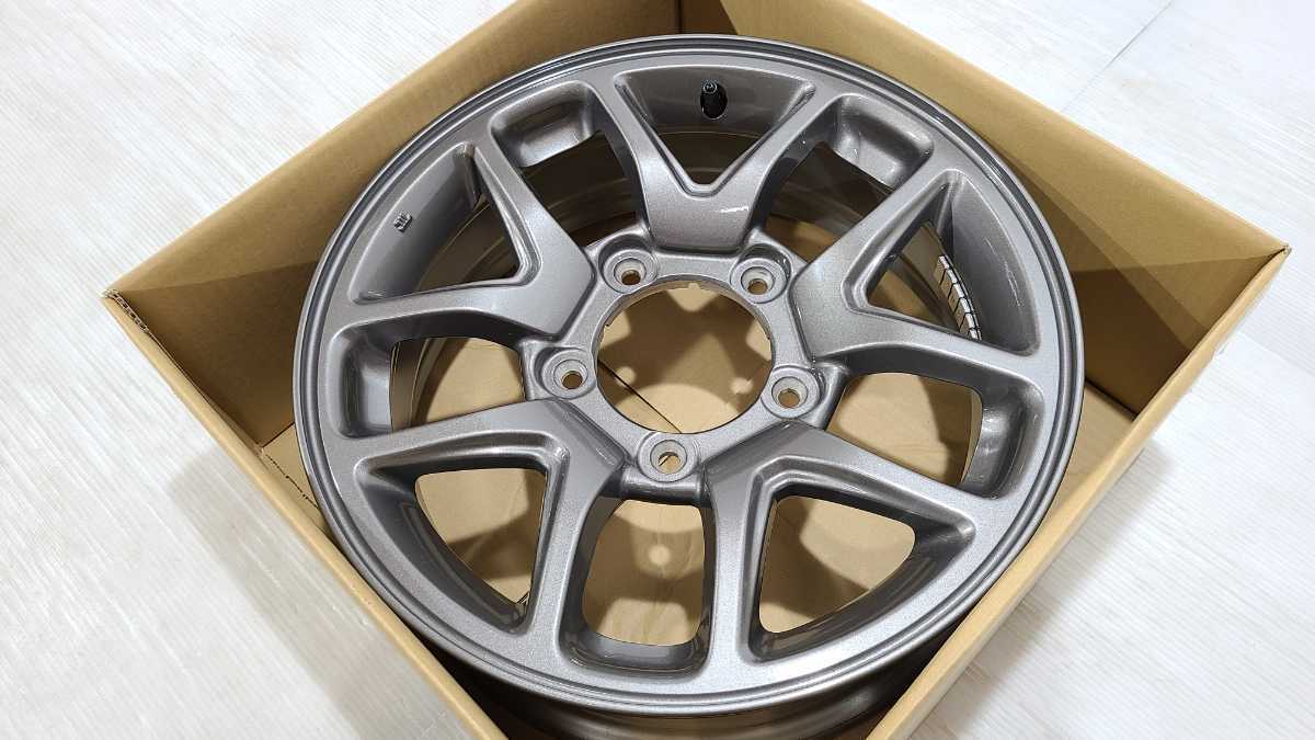 ジムニー 純正 JB64 ホワイト 139.7-5H 鉄4本 【KBT G】美品