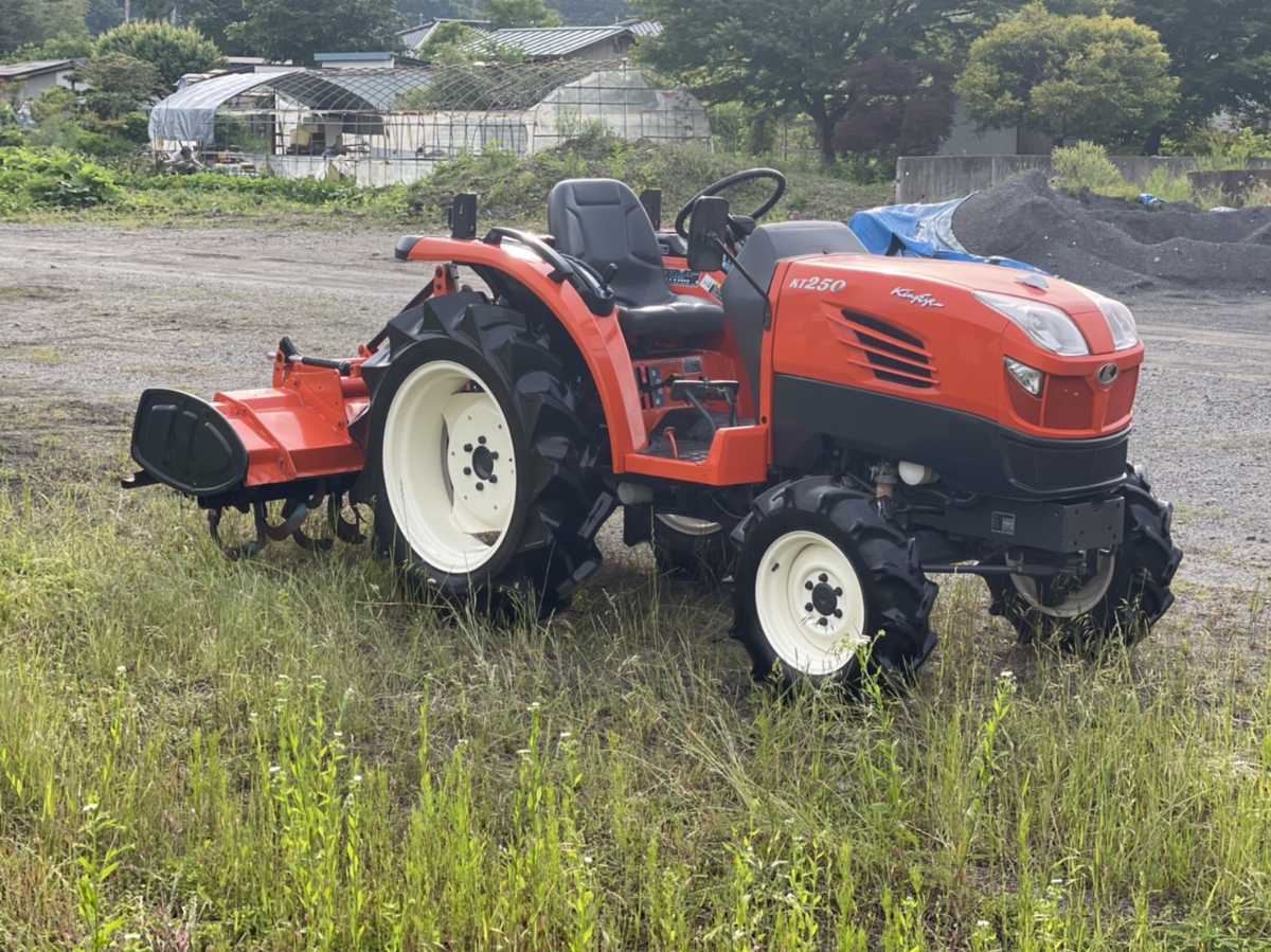 クボタトラクター KT250 25馬力 428h パワステ 4WD クボタロータリー
