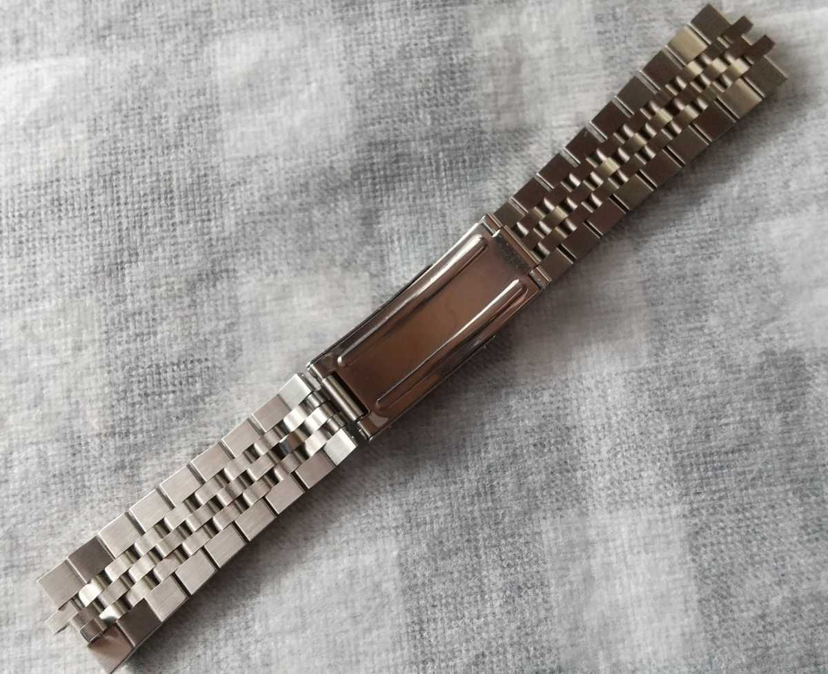 【最終値下げ】　オメガ純正バックル&社外キャタピラタイプブレスレット 20mm オメガ純正バックル ジュビリータイプブレスレット20mm 【公式通販】