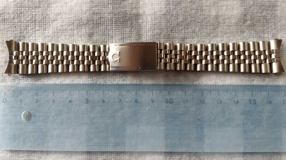 【最終値下げ】　オメガ純正バックル&社外キャタピラタイプブレスレット 20mm オメガ純正バックル ジュビリータイプブレスレット20mm 【公式通販】