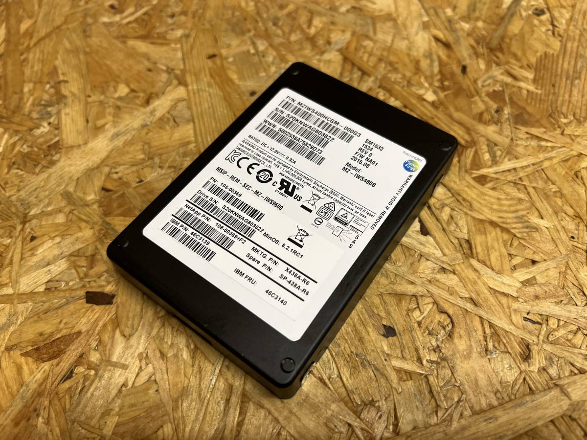  ＃2SAMSUNG サムスン SSD 400GB 2.5インチ SAS 12Gbps MZ-IWS480B / SM1633 発送サイズ:60予定 ＃682(256GB～)｜売買されたオークション情報、yahooの商品情報をアーカイブ公開 - オークファン 256GB～