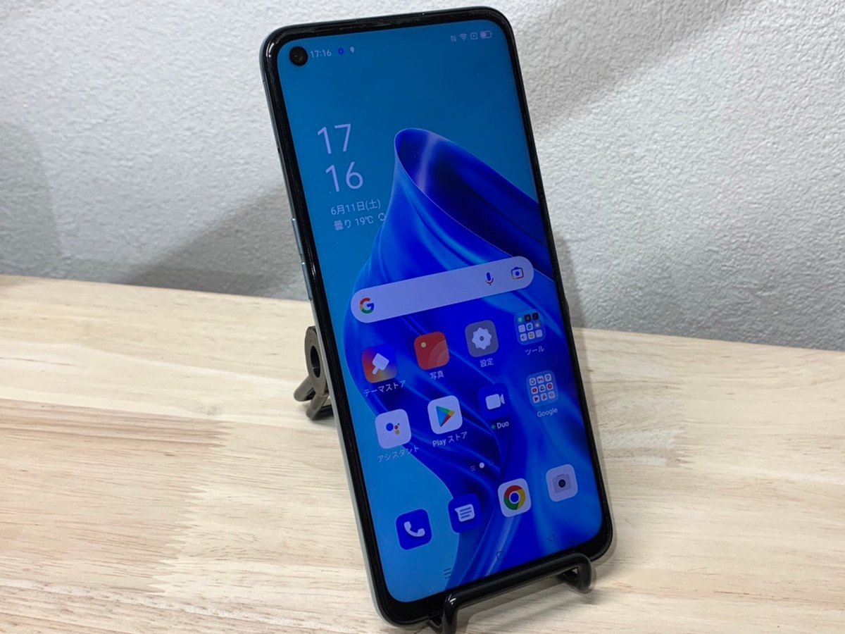 OPPO Reno5A 128GB アイスブルー 美品 SIMフリー OPPO Reno5A アイス 