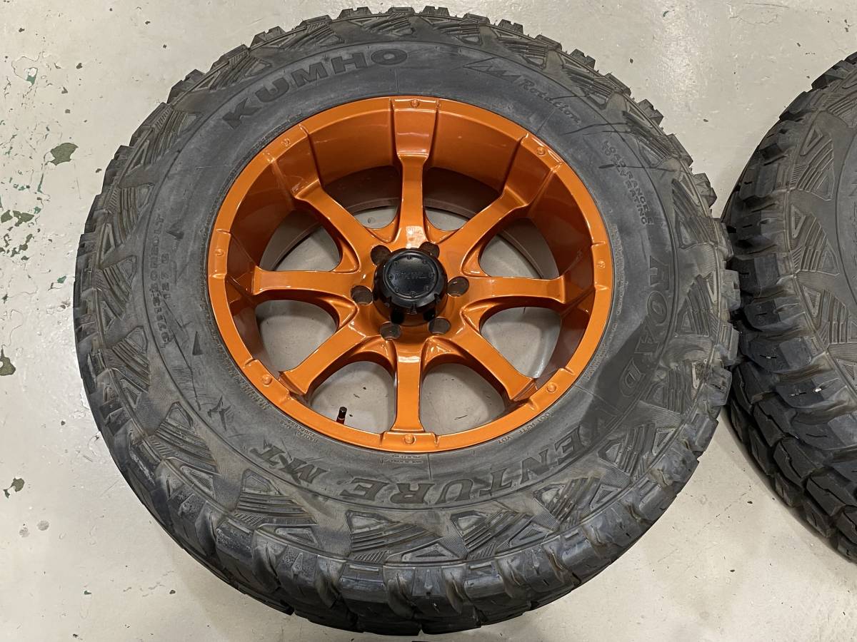 20インチ MKW MK-26 37×13.50R20 MT クムホロードベンチャー タイヤ4本 